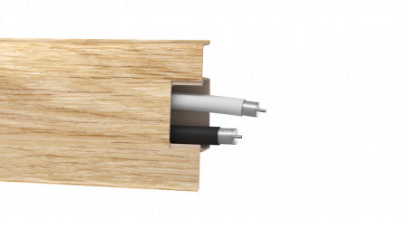 Плинтус ПВХ Arbiton - MACK 60 мм ДУБ ЛИНГБУРГ 4 60х20х2500